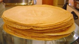 Recepta de cuina de "Crèpes" variades, salades